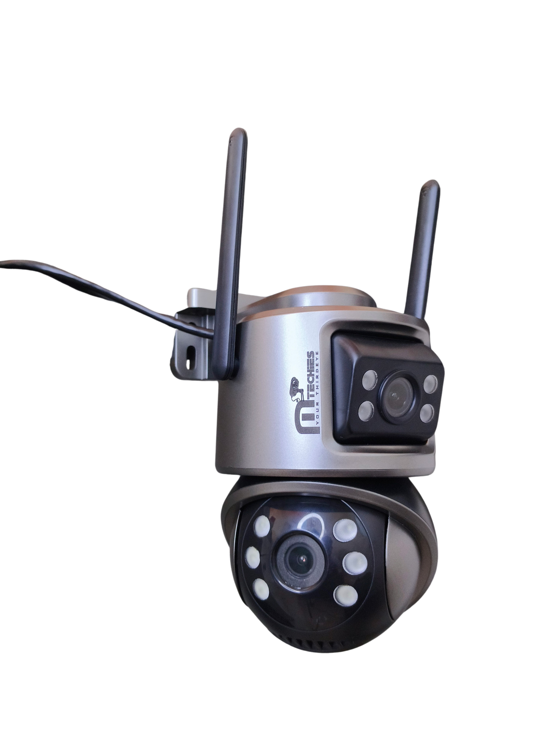 MTechies Dual Lens Wifi Outdoor PT Camera